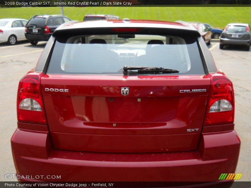 Inferno Red Crystal Pearl / Dark Slate Gray 2009 Dodge Caliber SXT