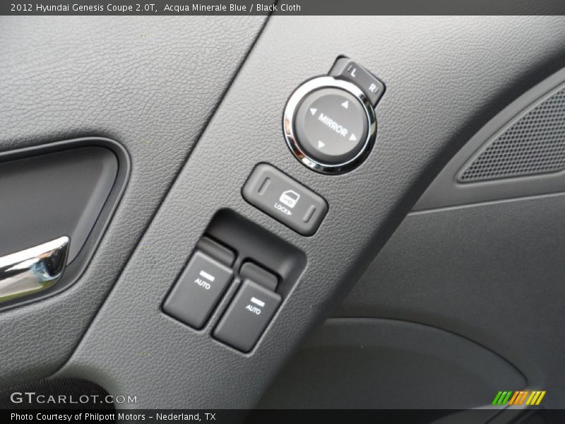 Controls of 2012 Genesis Coupe 2.0T