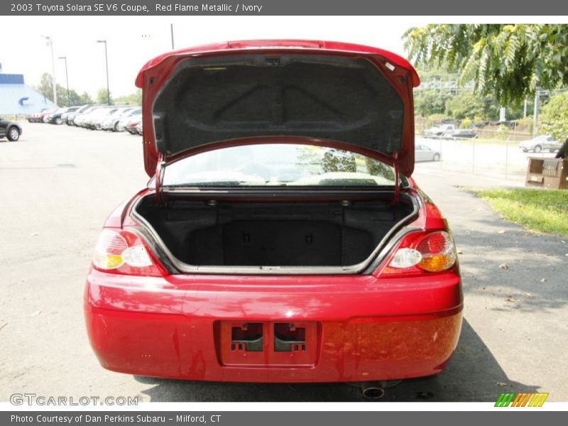Red Flame Metallic / Ivory 2003 Toyota Solara SE V6 Coupe