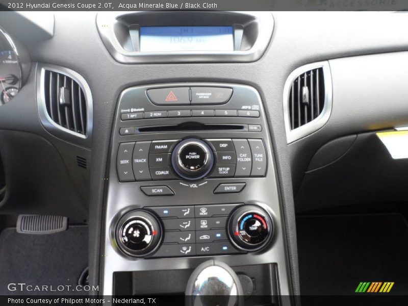 Controls of 2012 Genesis Coupe 2.0T