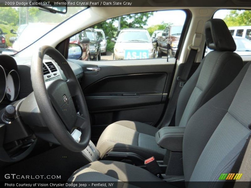 Inferno Red Crystal Pearl / Dark Slate Gray 2009 Dodge Caliber SXT