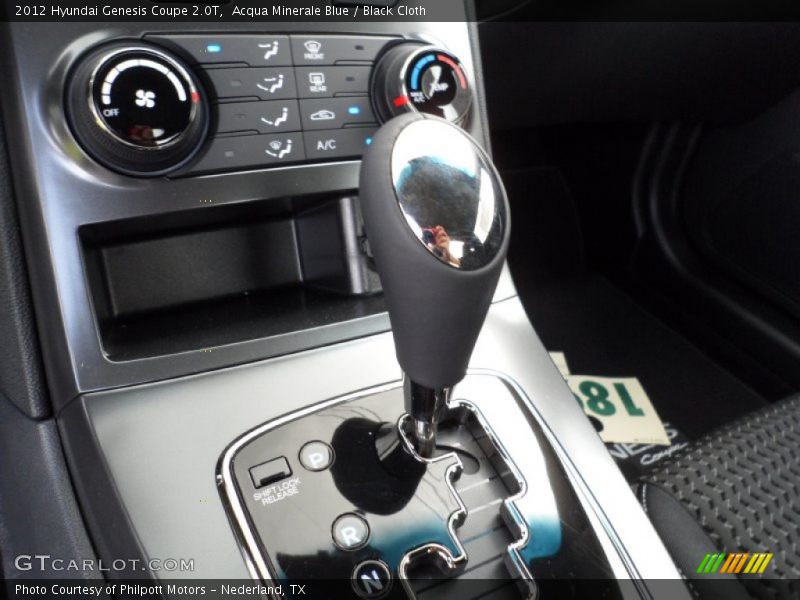  2012 Genesis Coupe 2.0T 5 Speed Shiftronic Automatic Shifter