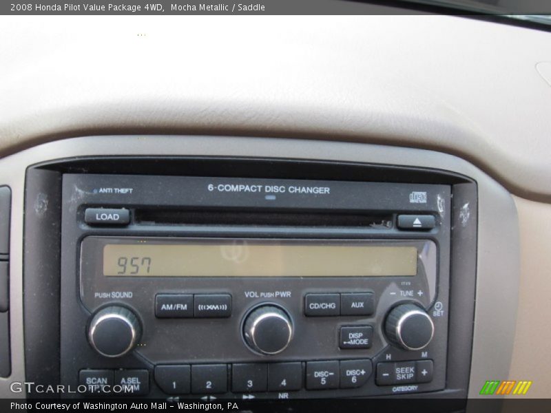 Mocha Metallic / Saddle 2008 Honda Pilot Value Package 4WD