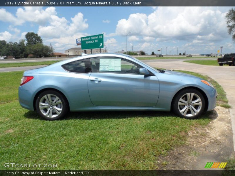  2012 Genesis Coupe 2.0T Premium Acqua Minerale Blue