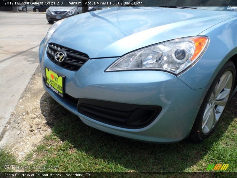 Acqua Minerale Blue / Black Cloth 2012 Hyundai Genesis Coupe 2.0T Premium