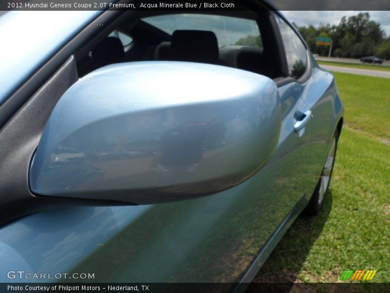 Acqua Minerale Blue / Black Cloth 2012 Hyundai Genesis Coupe 2.0T Premium