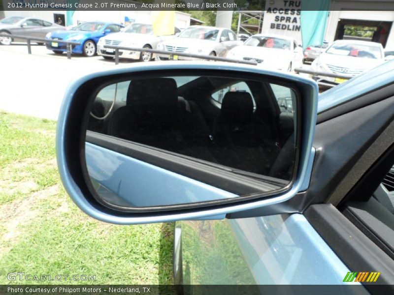 Acqua Minerale Blue / Black Cloth 2012 Hyundai Genesis Coupe 2.0T Premium