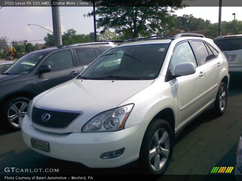 Crystal White / Ivory 2005 Lexus RX 330 AWD