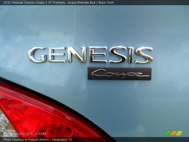  2012 Genesis Coupe 2.0T Premium Logo