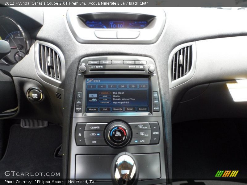 Controls of 2012 Genesis Coupe 2.0T Premium