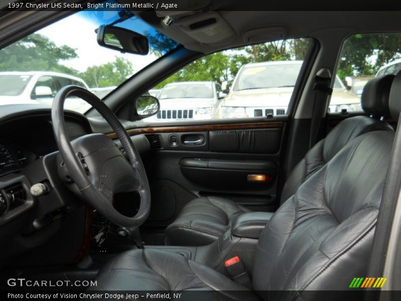 Bright Platinum Metallic / Agate 1997 Chrysler LHS Sedan