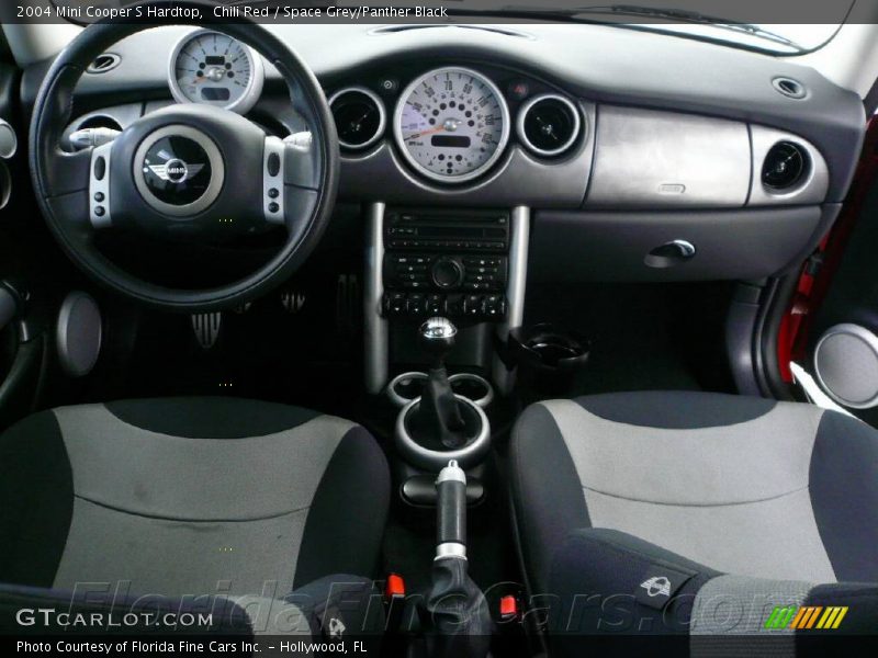 Chili Red / Space Grey/Panther Black 2004 Mini Cooper S Hardtop