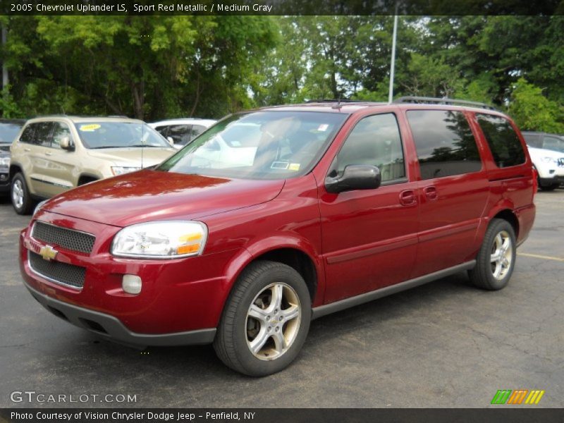 Sport Red Metallic / Medium Gray 2005 Chevrolet Uplander LS