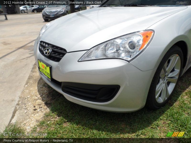 Silverstone / Black Cloth 2012 Hyundai Genesis Coupe 2.0T Premium