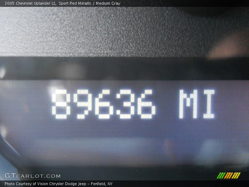 Sport Red Metallic / Medium Gray 2005 Chevrolet Uplander LS