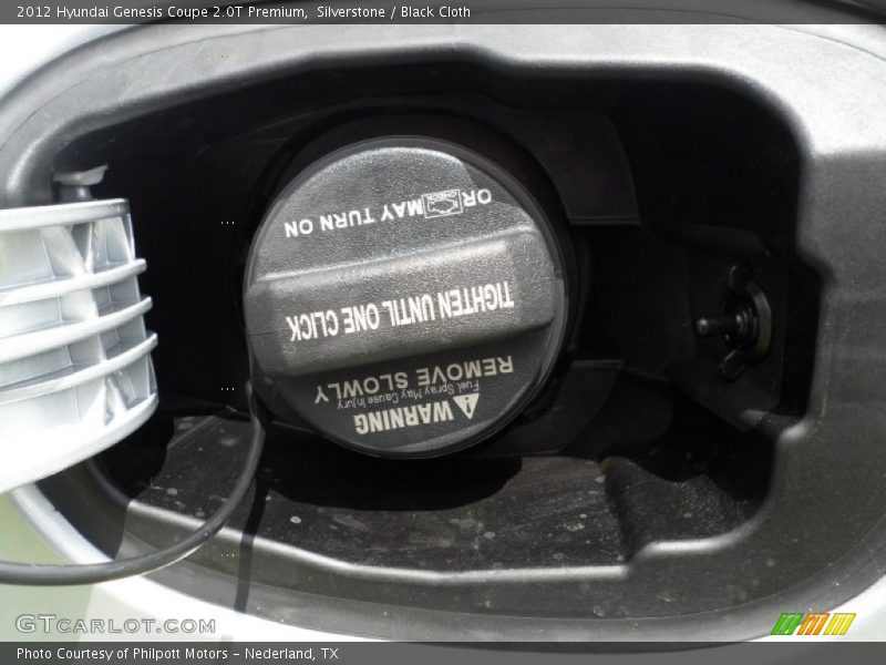 Silverstone / Black Cloth 2012 Hyundai Genesis Coupe 2.0T Premium