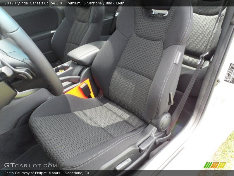 Silverstone / Black Cloth 2012 Hyundai Genesis Coupe 2.0T Premium