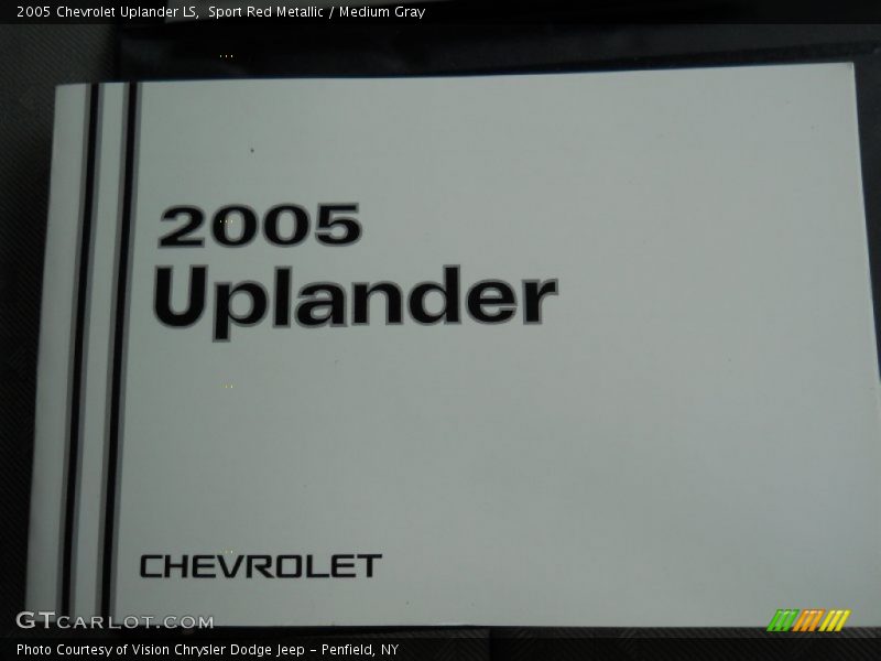 Sport Red Metallic / Medium Gray 2005 Chevrolet Uplander LS