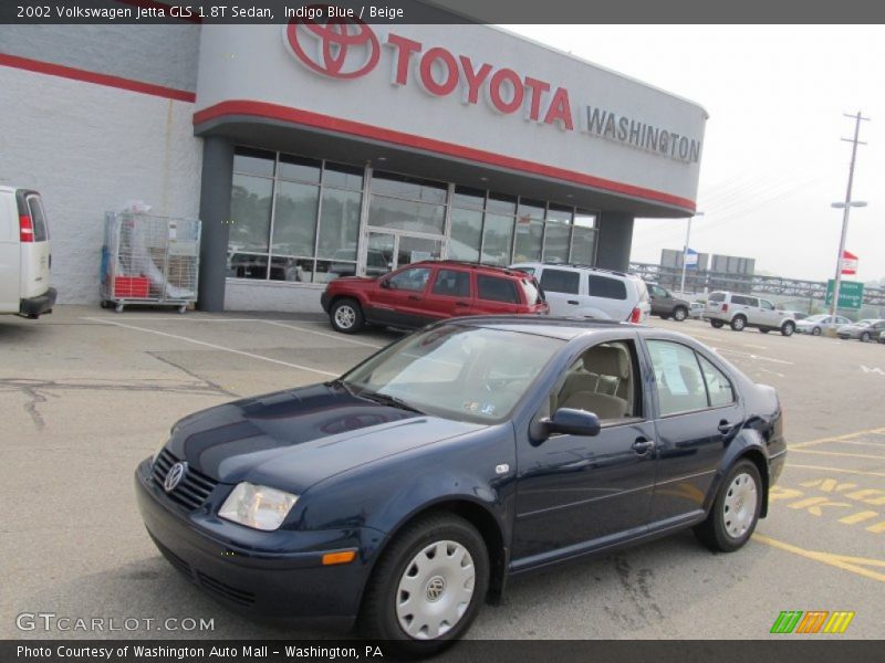Indigo Blue / Beige 2002 Volkswagen Jetta GLS 1.8T Sedan