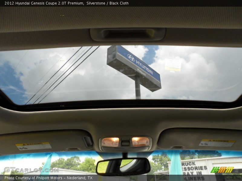 Silverstone / Black Cloth 2012 Hyundai Genesis Coupe 2.0T Premium
