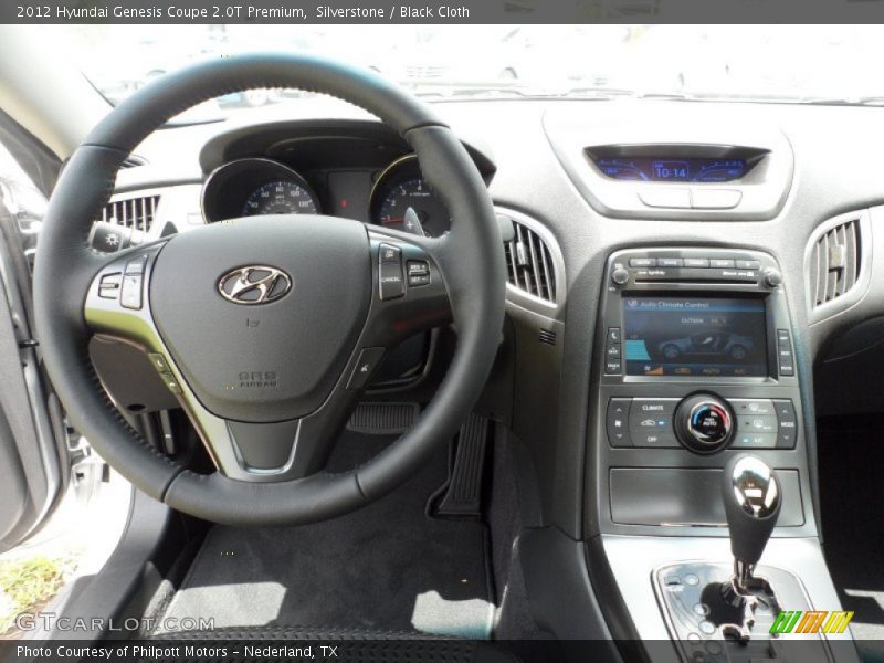 Silverstone / Black Cloth 2012 Hyundai Genesis Coupe 2.0T Premium