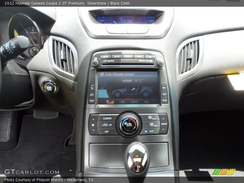Silverstone / Black Cloth 2012 Hyundai Genesis Coupe 2.0T Premium