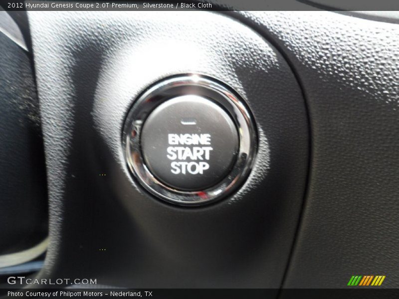 Silverstone / Black Cloth 2012 Hyundai Genesis Coupe 2.0T Premium