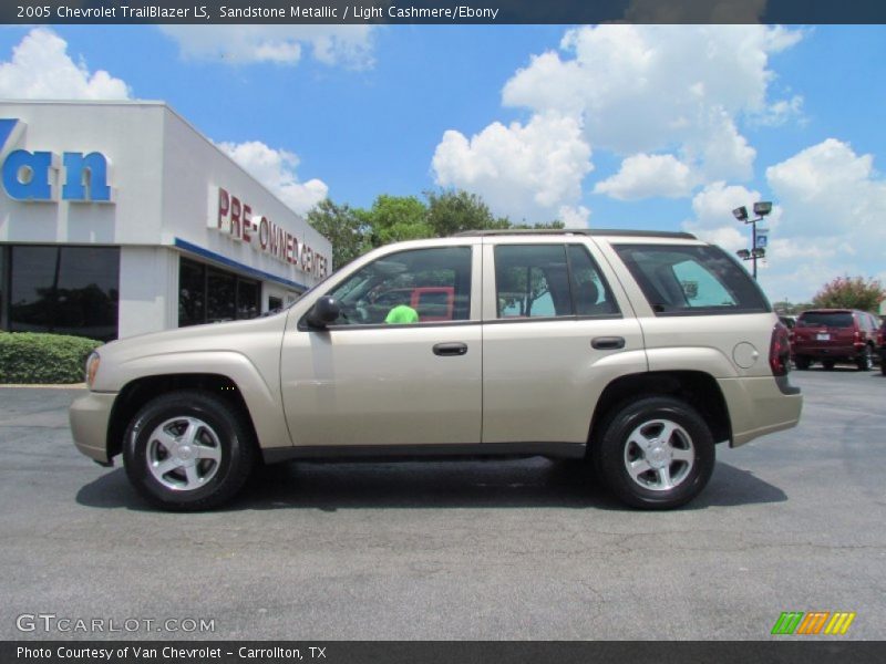 Sandstone Metallic / Light Cashmere/Ebony 2005 Chevrolet TrailBlazer LS