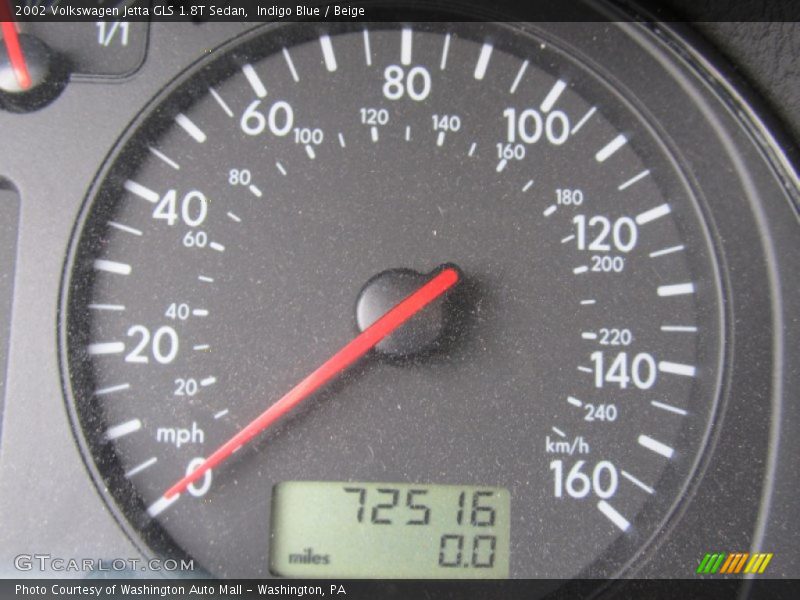 Indigo Blue / Beige 2002 Volkswagen Jetta GLS 1.8T Sedan