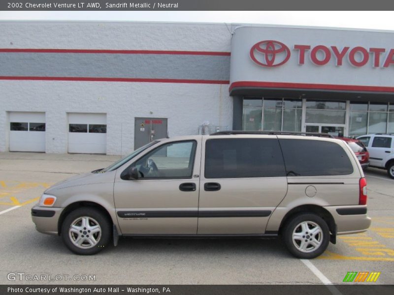 Sandrift Metallic / Neutral 2002 Chevrolet Venture LT AWD