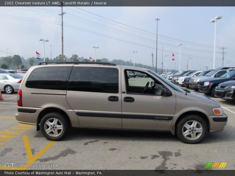Sandrift Metallic / Neutral 2002 Chevrolet Venture LT AWD