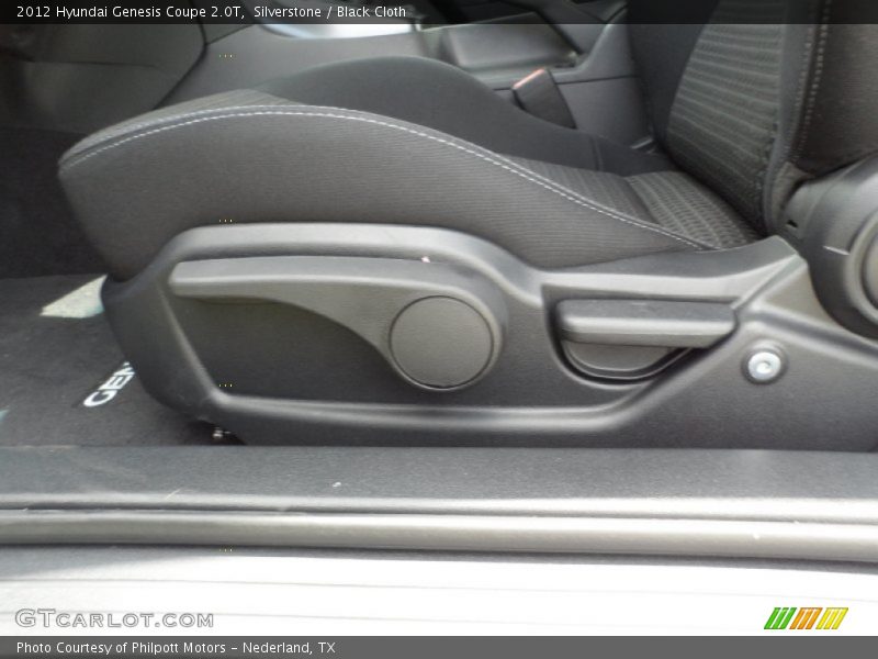  2012 Genesis Coupe 2.0T Black Cloth Interior