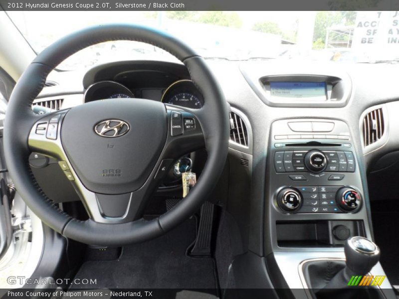 Dashboard of 2012 Genesis Coupe 2.0T