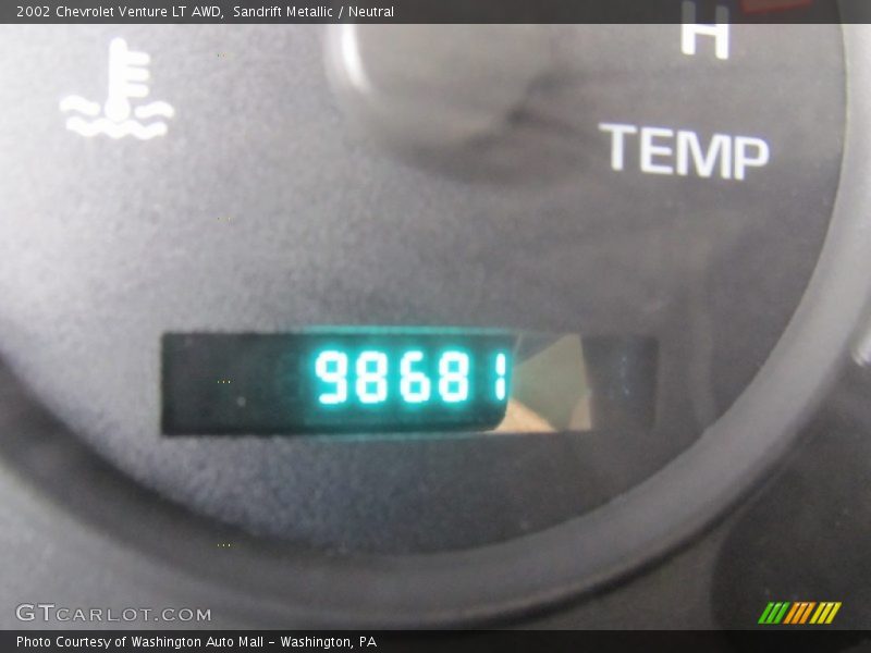 Sandrift Metallic / Neutral 2002 Chevrolet Venture LT AWD