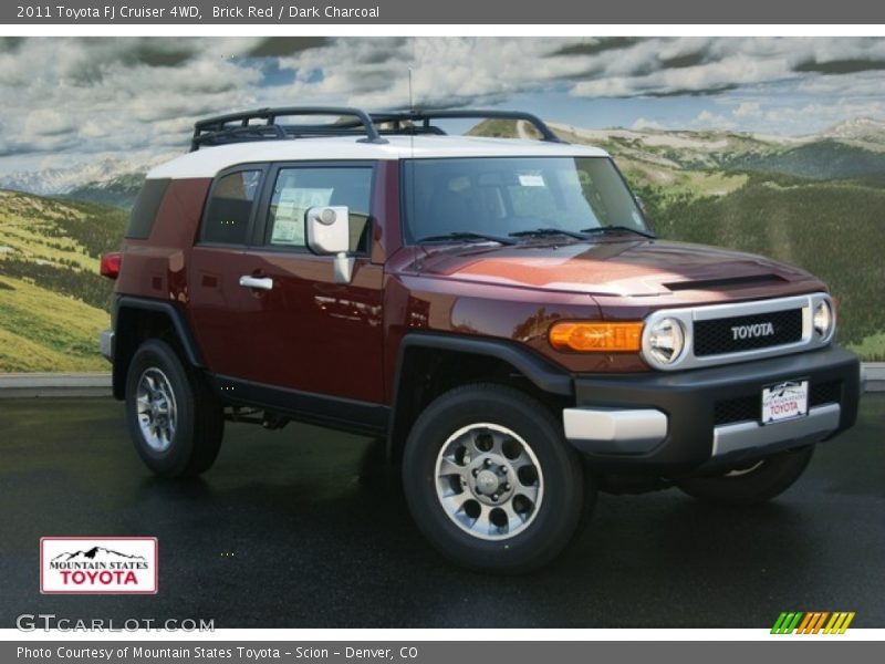 Brick Red / Dark Charcoal 2011 Toyota FJ Cruiser 4WD