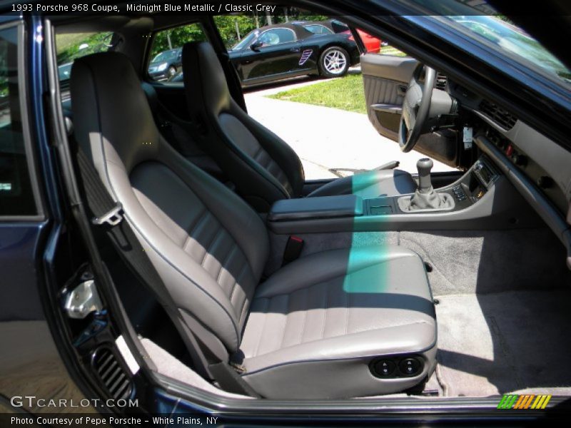  1993 968 Coupe Classic Grey Interior