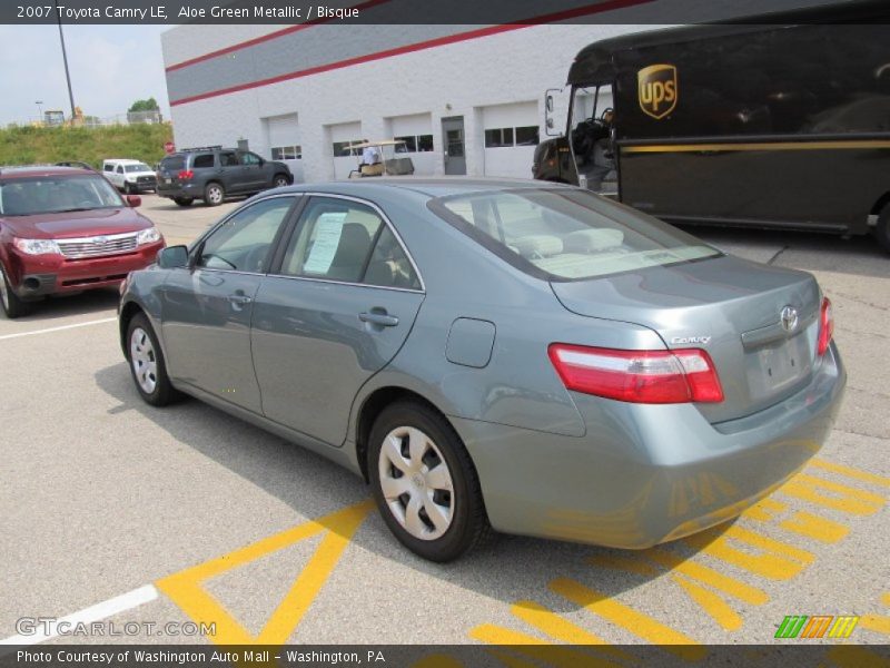 Aloe Green Metallic / Bisque 2007 Toyota Camry LE