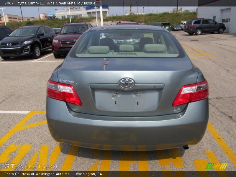 Aloe Green Metallic / Bisque 2007 Toyota Camry LE