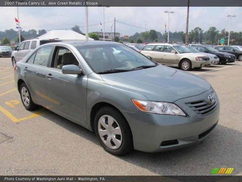 Aloe Green Metallic / Bisque 2007 Toyota Camry LE