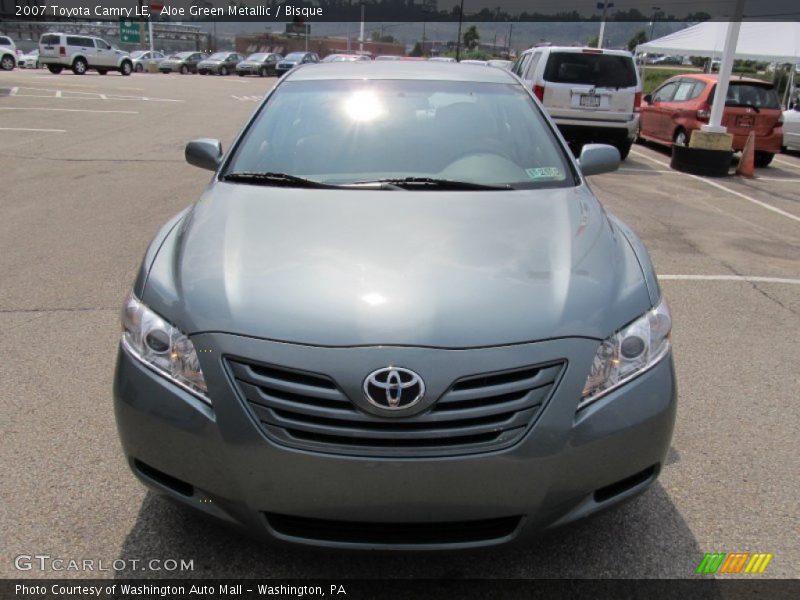 Aloe Green Metallic / Bisque 2007 Toyota Camry LE