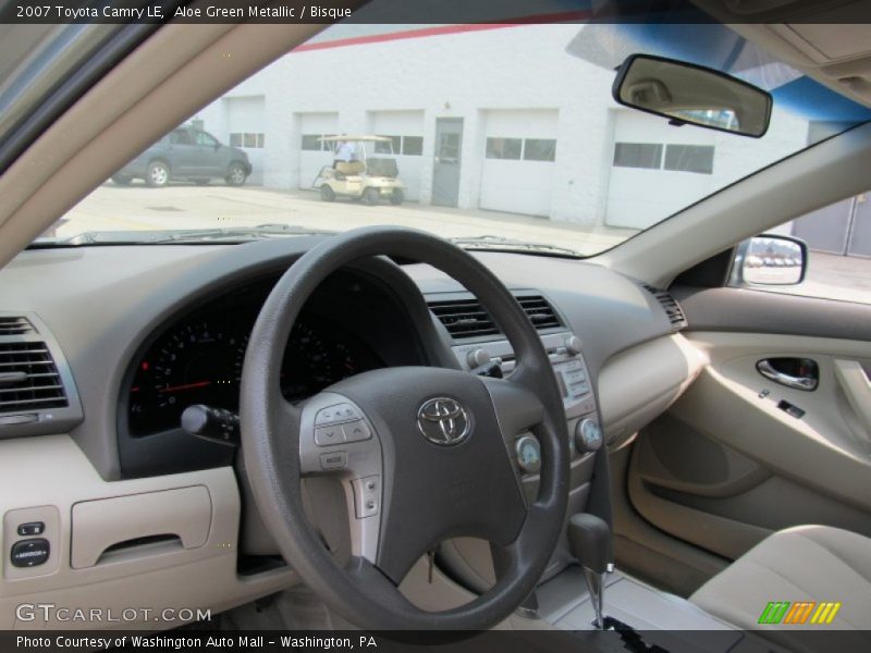Aloe Green Metallic / Bisque 2007 Toyota Camry LE