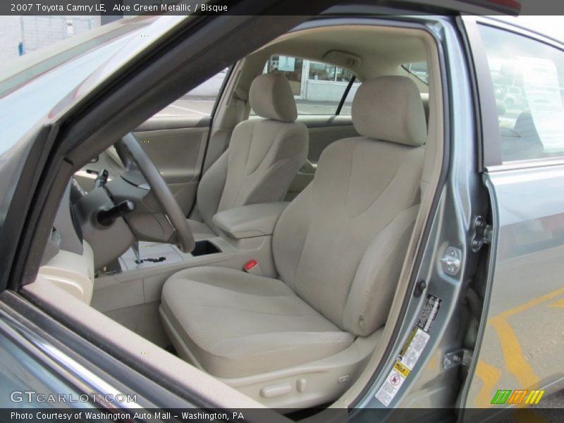 Aloe Green Metallic / Bisque 2007 Toyota Camry LE