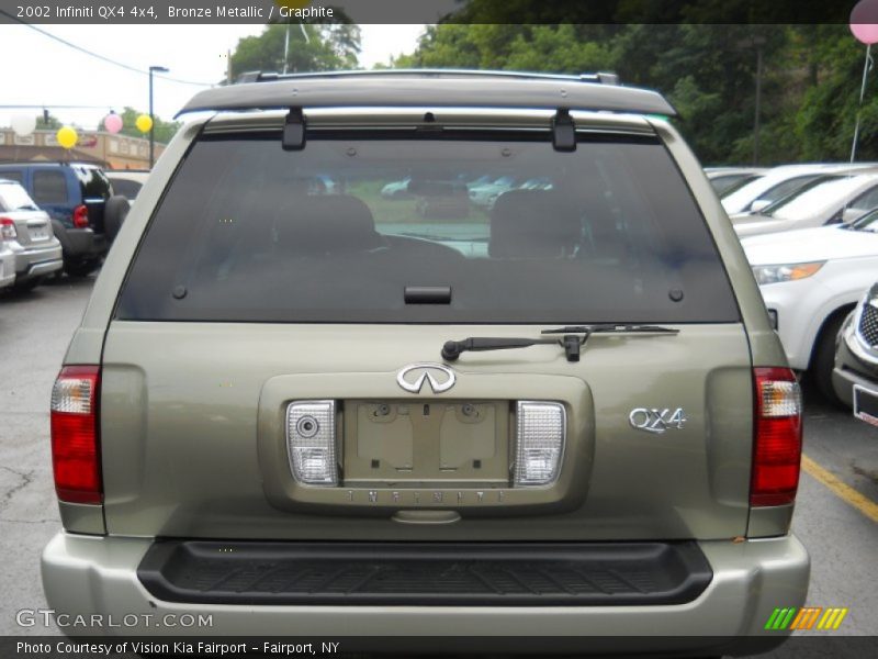Bronze Metallic / Graphite 2002 Infiniti QX4 4x4