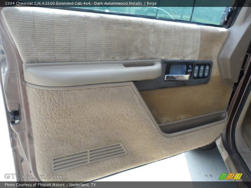 Dark Autumnwood Metallic / Beige 1994 Chevrolet C/K K1500 Extended Cab 4x4
