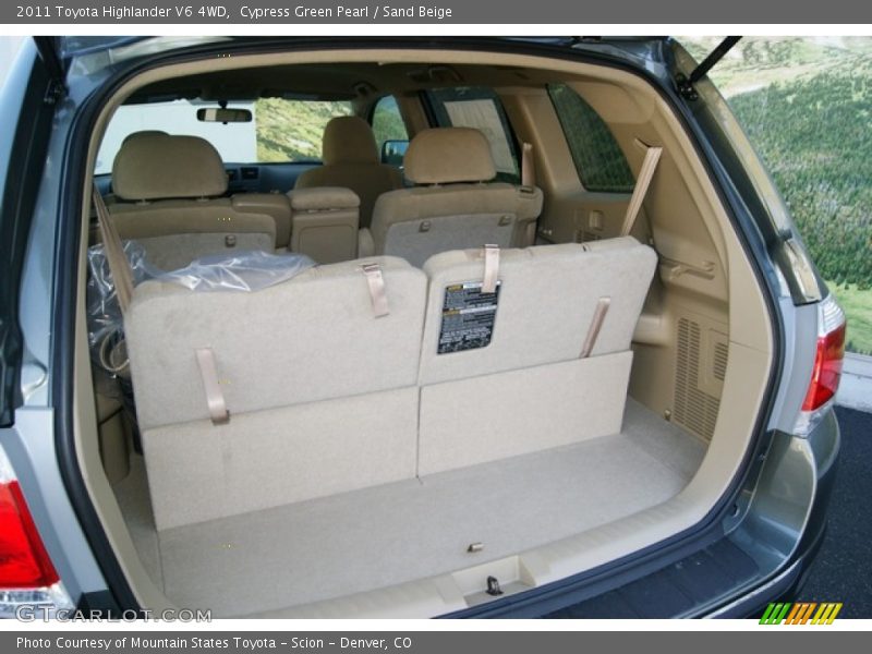 Cypress Green Pearl / Sand Beige 2011 Toyota Highlander V6 4WD