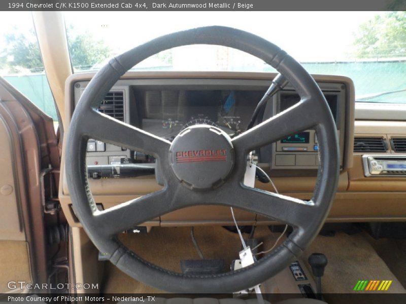 Dark Autumnwood Metallic / Beige 1994 Chevrolet C/K K1500 Extended Cab 4x4