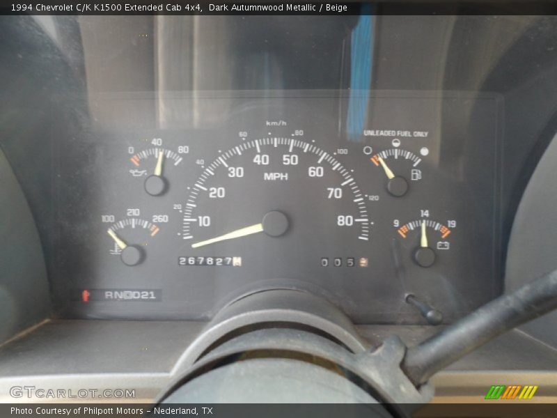  1994 C/K K1500 Extended Cab 4x4 K1500 Extended Cab 4x4 Gauges