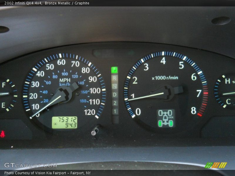  2002 QX4 4x4 4x4 Gauges
