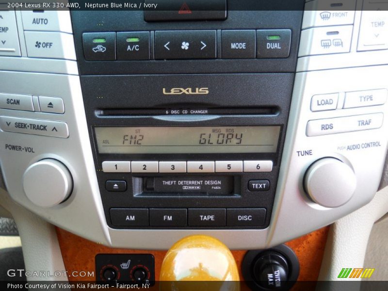 Neptune Blue Mica / Ivory 2004 Lexus RX 330 AWD