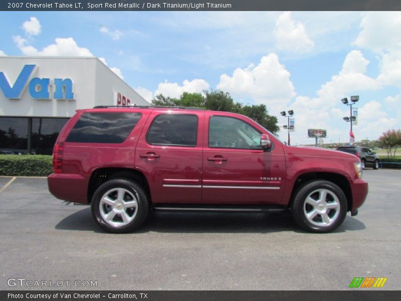 Sport Red Metallic / Dark Titanium/Light Titanium 2007 Chevrolet Tahoe LT